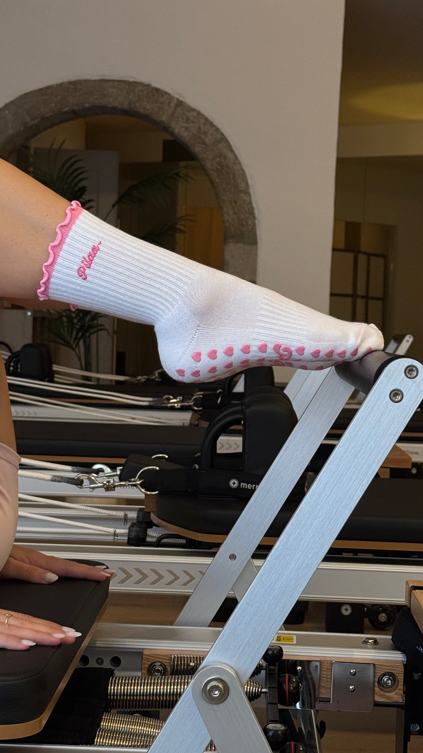 Chaussette Pilaa - rose