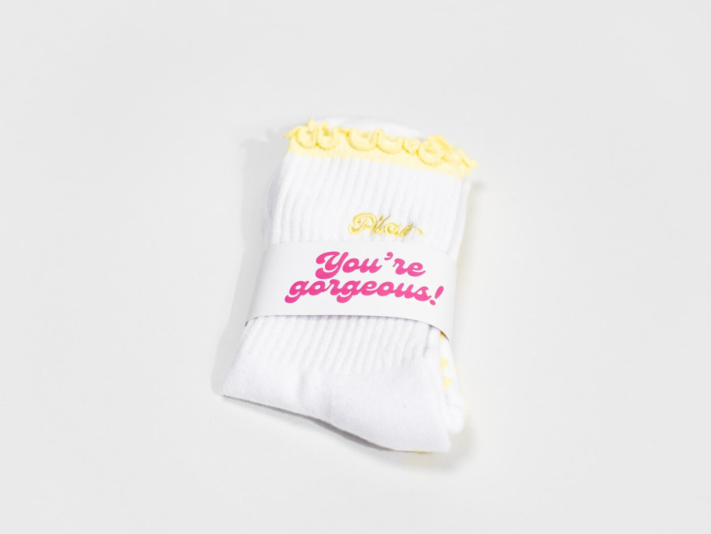 Chaussette Pilaa jaune