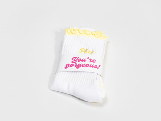 Chaussette Pilaa jaune