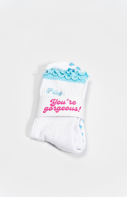 Chaussette Pilaa bleu